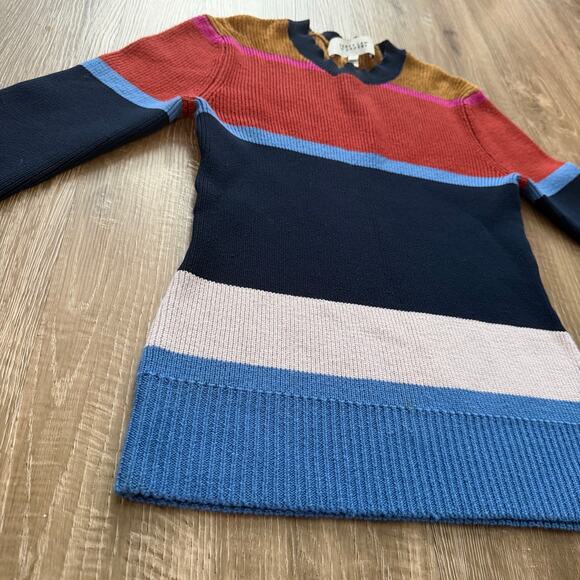 Derek Lam 10 Crosby Striped Colorblock Sweater Womens Small Wool Knit - Picture 6 of 15